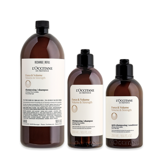 Shampoo e Condicionador Aromacologia Força & Volume + Eco Refil